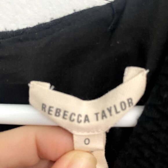 Rebecca Taylor | Black Sleeveless Dress A Line - Picture 3 of 9